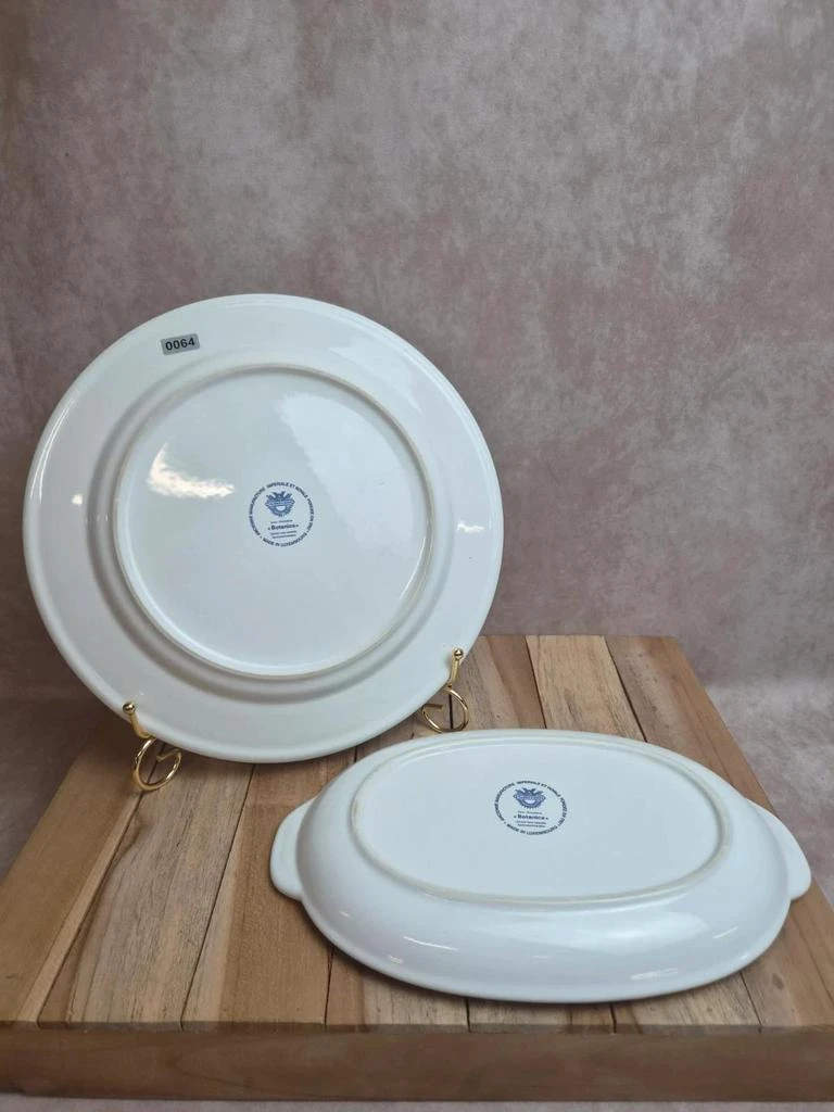 Lot of 2 plates Villeroy & Boch Botanica – glass-porcelain – Luxembourg – photo 6